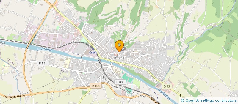 localisation de l'entreprise LES FILMS A CARREAUX à CREST