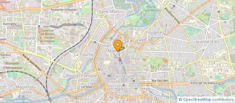 localisation de l'entreprise LES FILMS A PAULO à RENNES