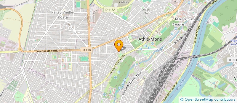 localisation de l'entreprise LES FILMS D'EN FACE à ATHIS-MONS