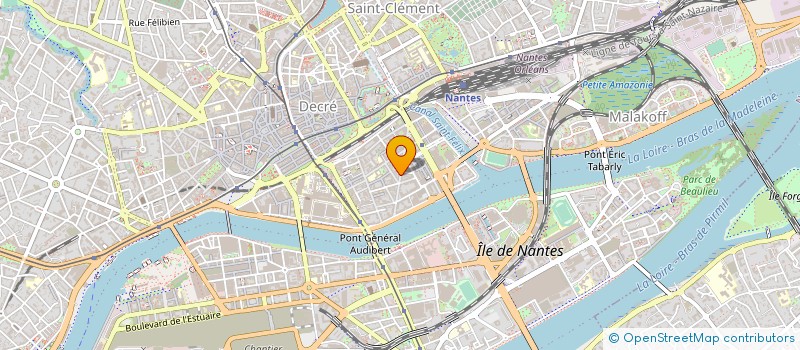 localisation de l'entreprise LES FILMS D'UN JOUR à NANTES