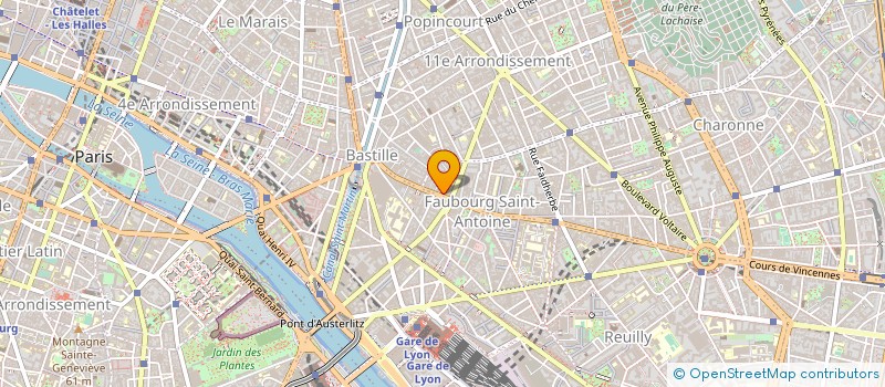 localisation de l'entreprise LES FILMS DE BATNA  PARIS 11