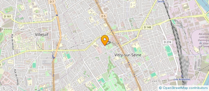 localisation de l'entreprise LES FILMS DE DUST à VITRY-SUR-SEINE