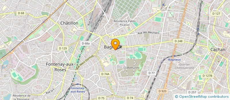 localisation de l'entreprise LES FILMS DE JOY à BAGNEUX