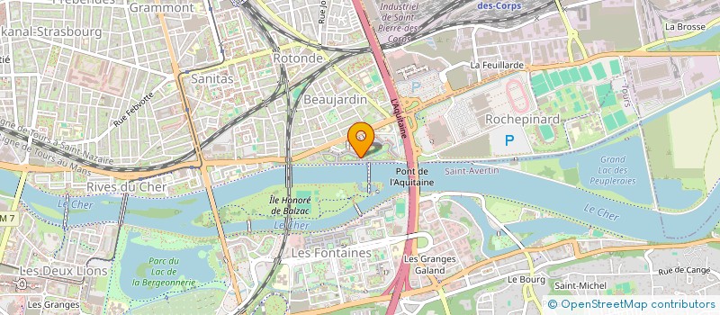 localisation de l'entreprise LES FILMS DE L'AUBESAUVAGE  TOURS