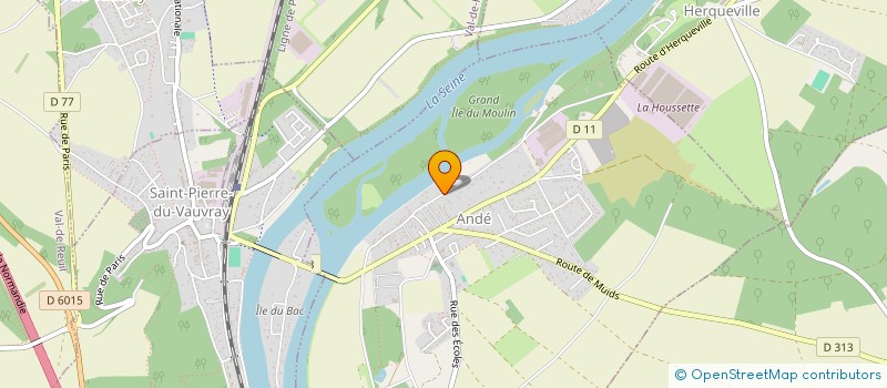 localisation de l'entreprise LES FILMS DE L ECLUSE à SAINT-PIERRE-DU-VAUVRAY