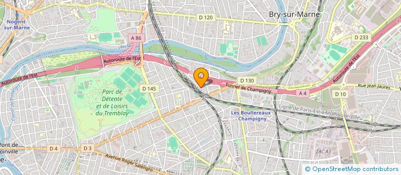 localisation de l'entreprise LES FILMS DE L ENNEADE à CHAMPIGNY-SUR-MARNE