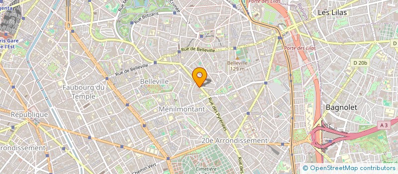 localisation de l'entreprise LES FILMS DE L'ERMITAGE  PARIS