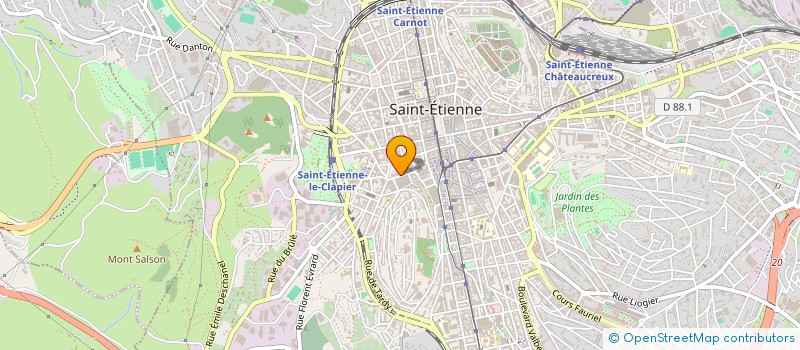 localisation de l'entreprise LES FILMS DE L ESTRADE à SAINT-ETIENNE