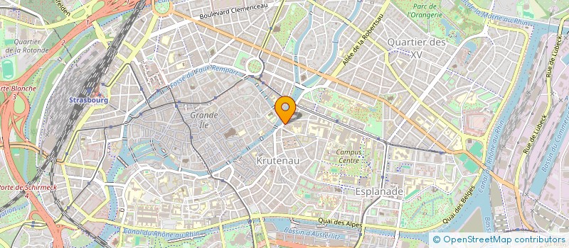 localisation de l'entreprise LES FILMS DE L'ESTRAN à STRASBOURG