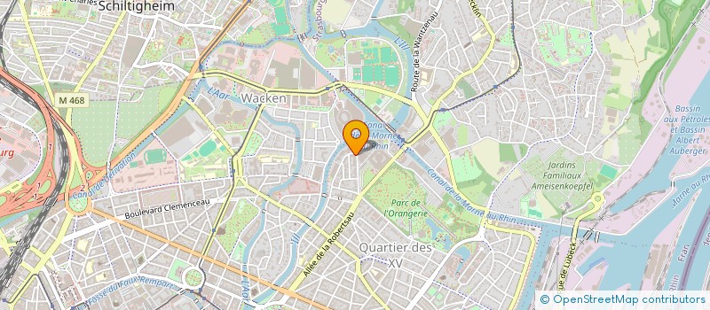localisation de l'entreprise LES FILMS DE L'EUROPE à STRASBOURG