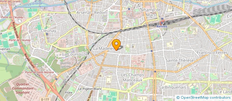 localisation de l'entreprise LES FILMS DE L'INSTANT à RENNES