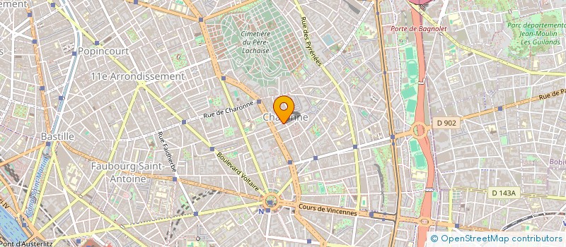 localisation de l'entreprise LES FILMS DE L'OISEAU BLEU  PARIS