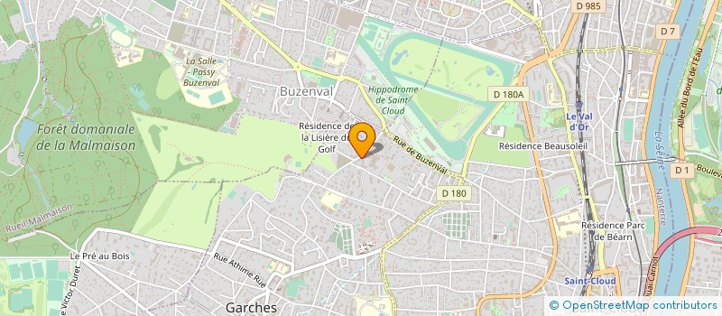 localisation de l'entreprise LES FILMS DE LA BOISSIERE à GARCHES