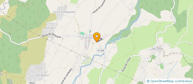 localisation de l'entreprise LES FILMS DE LA CARAVANE à LUSSAS