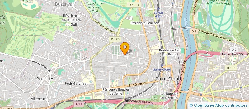 localisation de l'entreprise LES FILMS DE LA COCCINELLE à SAINT-CLOUD