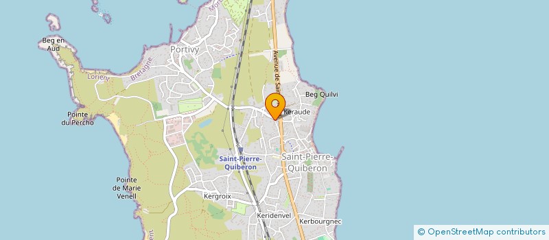 localisation de l'entreprise LES FILMS DE LA COURTE ECHELLE  SAINT-PIERRE-QUIBERON