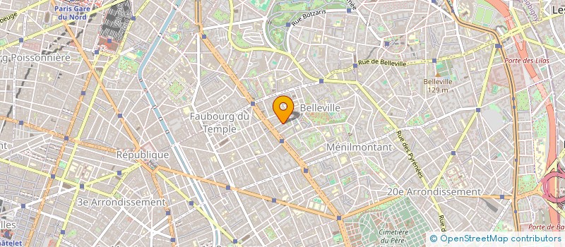 localisation de l'entreprise LES FILMS DE LA GRANDE OURSE  PARIS