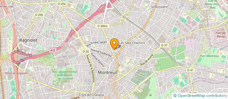 localisation de l'entreprise LES FILMS DE LA GRELUCHE  PARIS