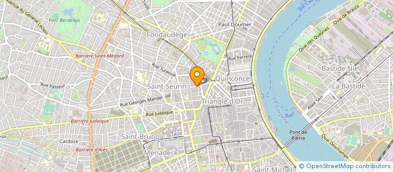 localisation de l'entreprise LES FILMS DE LA RENAISSANCE à BORDEAUX