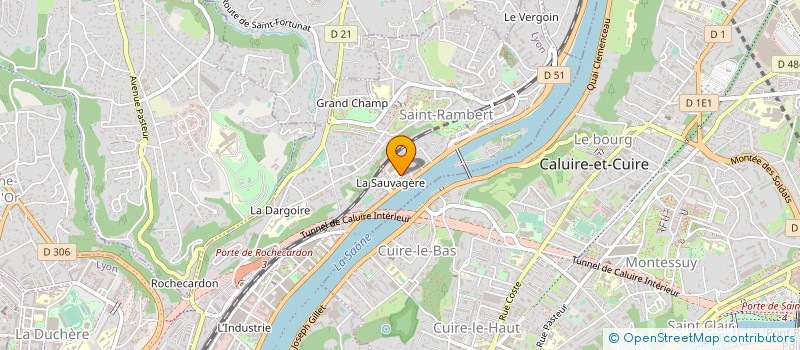 localisation de l'entreprise LES FILMS DE LA SAUVAGERE à LYON