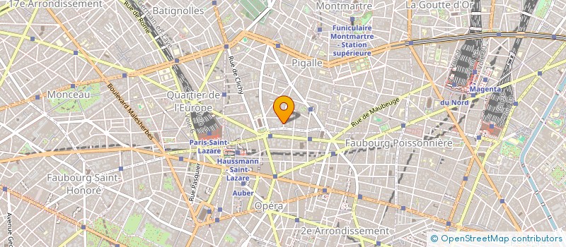 localisation de l'entreprise LES FILMS DE LA STRADA  PARIS
