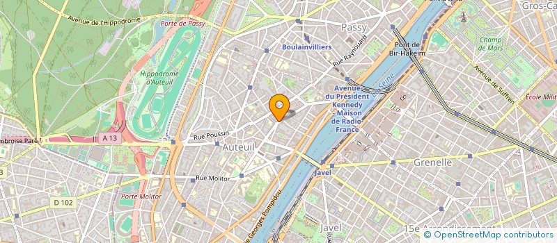localisation de l'entreprise LES FILMS DE POCHE  MONTREUIL