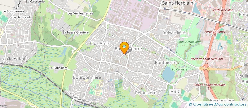 localisation de l'entreprise LES FILMS DES 4 COINS à SAINT-HERBLAIN