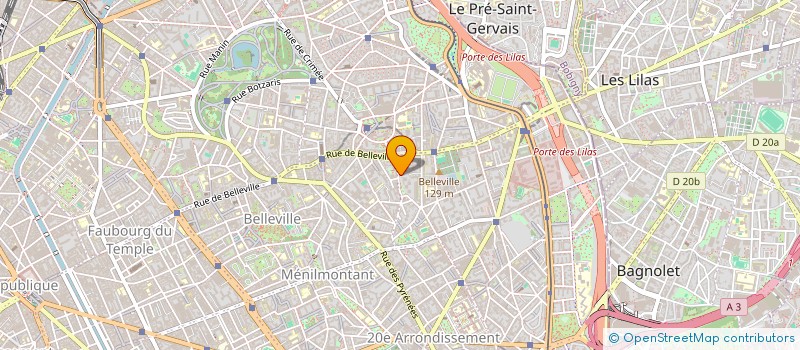 localisation de l'entreprise LES FILMS DU BAZAR  PARIS