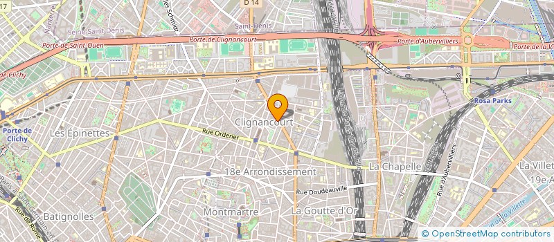 localisation de l'entreprise LES FILMS DU BOUC  PARIS