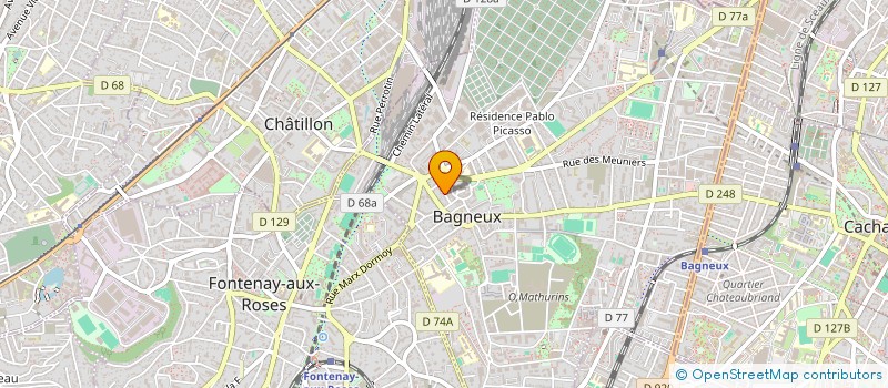 localisation de l'entreprise LES FILMS DU CAILLOU à BAGNEUX