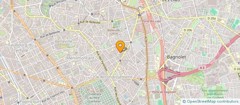 localisation de l'entreprise LES FILMS DU CAUSSE  PARIS