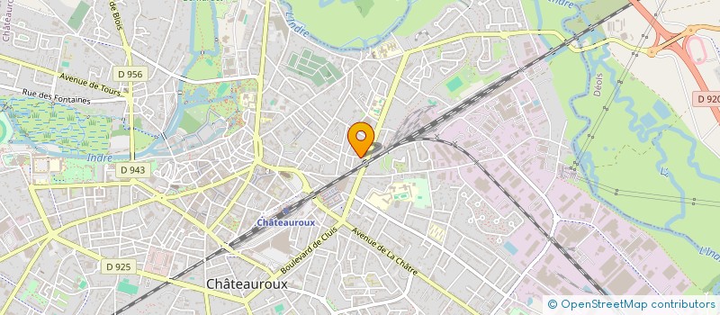 localisation de l'entreprise LES FILMS DU CLAIR-OBSCUR à CHATEAUROUX