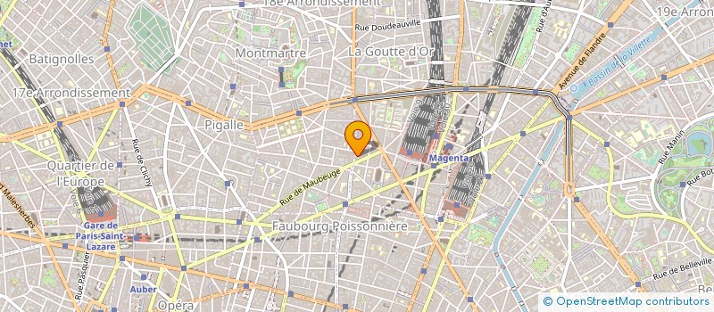 localisation de l'entreprise LES FILMS DU COIN DE LA RUE  PARIS