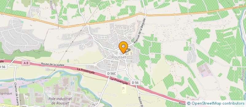 localisation de l'entreprise LES FILMS DU DELTA à ROUSSET