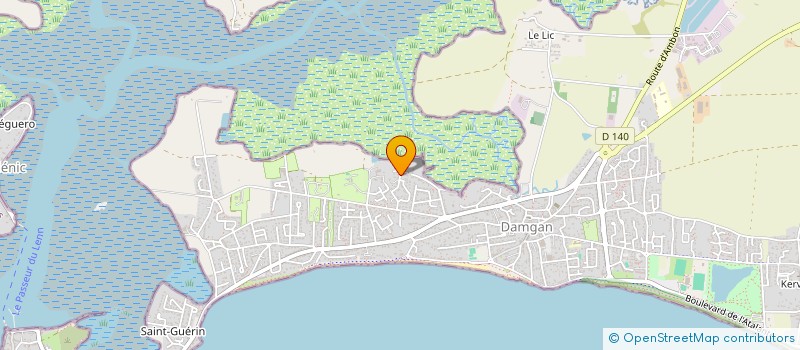 localisation de l'entreprise LES FILMS DU FAR - SASU  DAMGAN