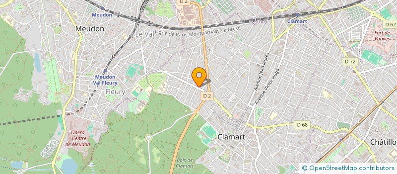 localisation de l'entreprise LES FILMS DU GARAGE à CLAMART