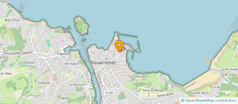 localisation de l'entreprise LES FILMS DU HERON à DOUARNENEZ