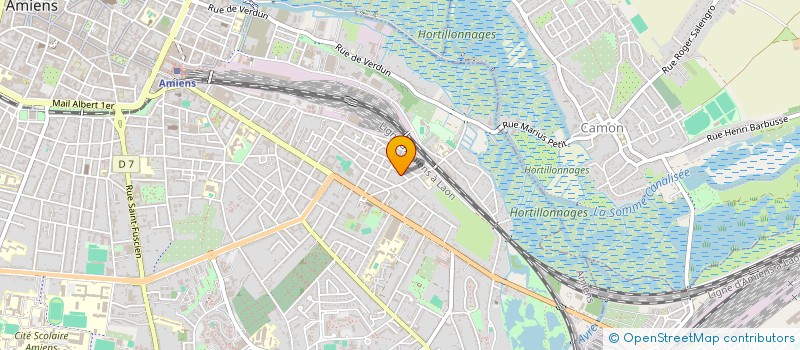 localisation de l'entreprise LES FILMS DU LAVOMATIQUE  AMIENS