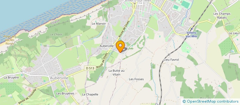 localisation de l'entreprise LES FILMS DU LOUP à VILLERS-SUR-MER