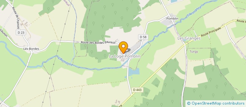 localisation de l'entreprise LES FILMS DU LOUP  CHARNY OREE DE PUISAYE