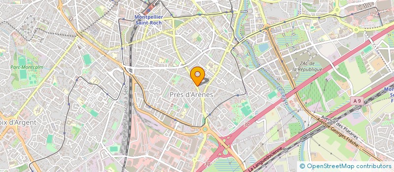 localisation de l'entreprise LES FILMS DU MAS à MONTPELLIER