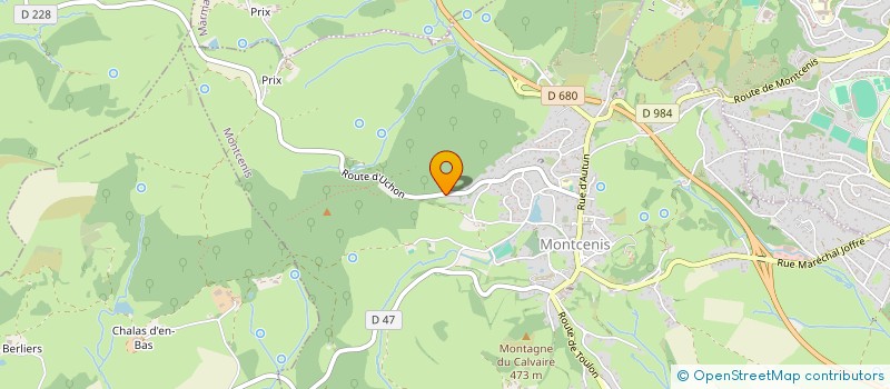 localisation de l'entreprise LES FILMS DU MINOTAURE  MONTCENIS