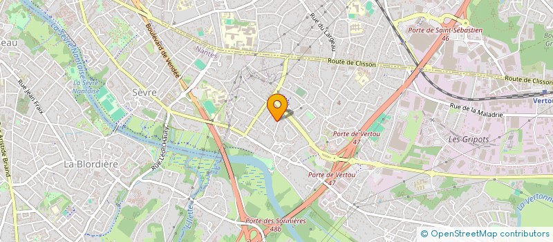 localisation de l'entreprise LES FILMS DU PARADIGME  VERTOU