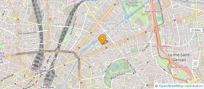 localisation de l'entreprise LES FILMS DU PASSAGE  PARIS