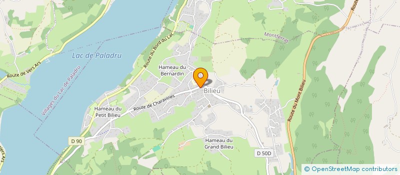 localisation de l'entreprise LES FILMS DU PETIT PRINCE  BILIEU