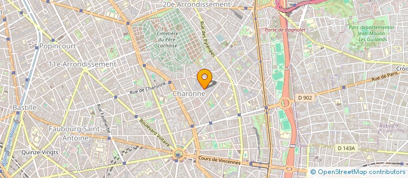 localisation de l'entreprise LES FILMS DU PINGOUIN  PARIS