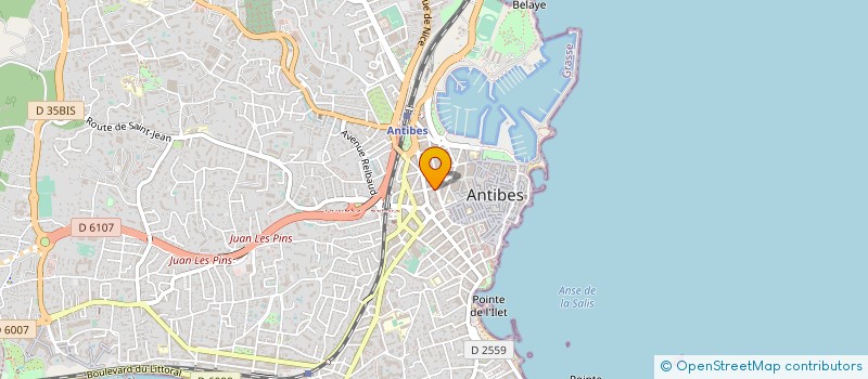 localisation de l'entreprise LES FILMS DU PLANASTEL à ANTIBES