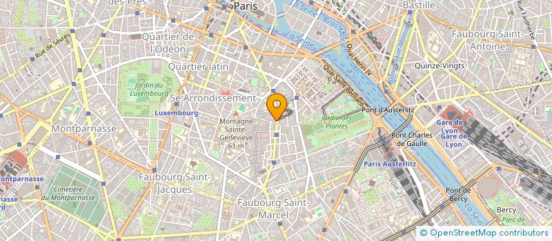 localisation de l'entreprise LES FILMS DU RENARD BLANC  PARIS