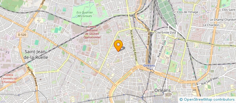 localisation de l'entreprise LES FILMS DU SURSAUT à ORLEANS