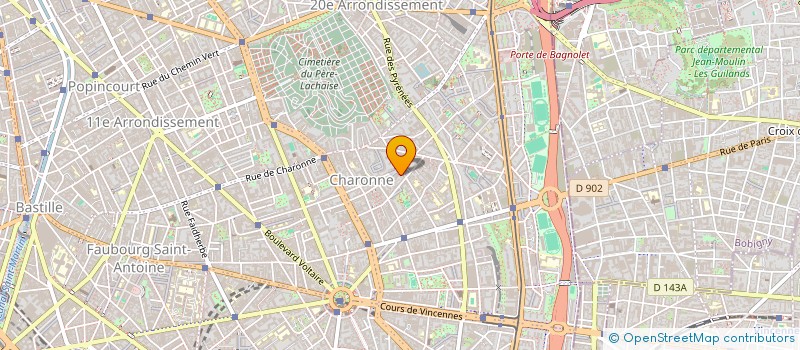 localisation de l'entreprise LES FILMS DU TEMPS  PARIS